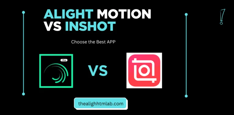Comparison between Alight Motion vs Inshot