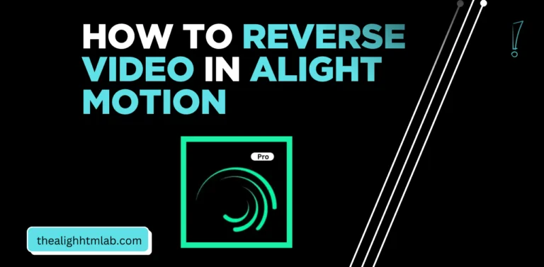 Reverse video in Alight Motion Apk